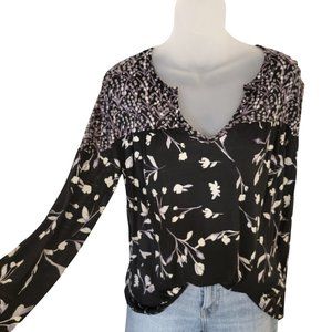 Lucky Brand Top Shirt Boho Long Sleeve M